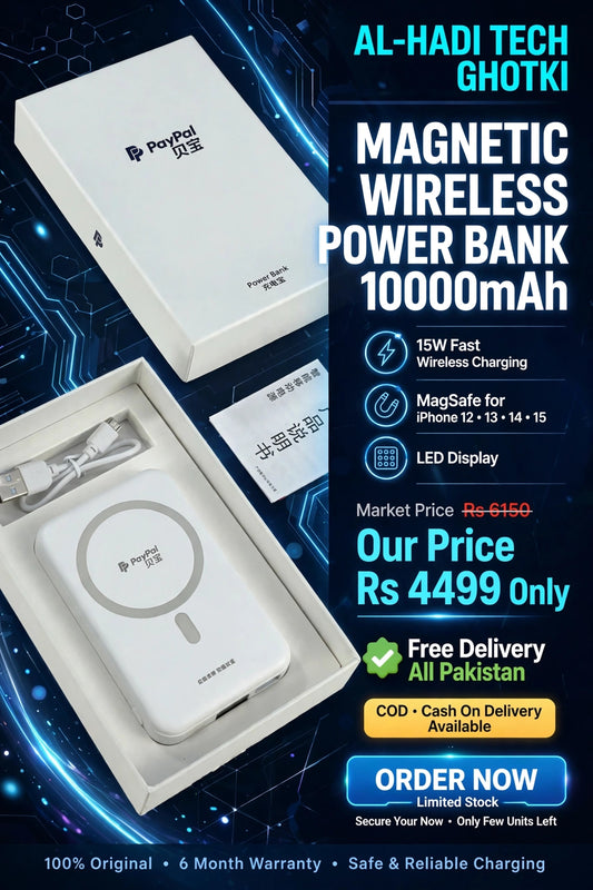 PayPal Magnetic Wireless Powerbank 10000 MaH